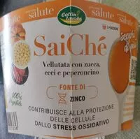 Mängden socker i SaiChé vellutata con zucca, ceci e peperoncino