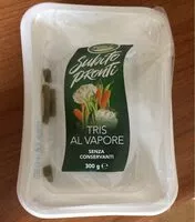 Mängden socker i tris al vapore