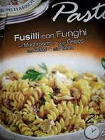 Mängden socker i Fusilli con funghi