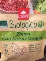 Mängden socker i Zuppa riso rosso e verdure