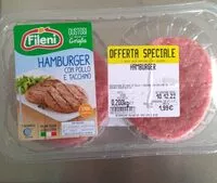 Mängden socker i Hamburger pollo e tacchino