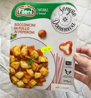 Mängden socker i Bocconcini di pollo ai peperoni