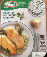 Mängden socker i Filetti di pollo con carciofi