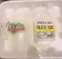 Mängden socker i Cotoletta di pollo