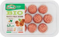 Mängden socker i Bio polpette dIGPollo e tacchino biologiche