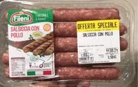 Mängden socker i Salsiccia con pollo