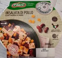 Mängden socker i Insalata di pollo con fagioli e mais