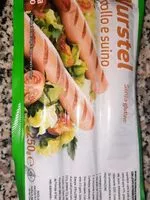 Mängden socker i Wurstel di pollo e suino