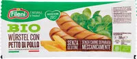 Mängden socker i Bio würstel con petto di pollo