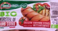 Mängden socker i Bio würstel di puro suino