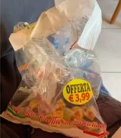 Mängden socker i Una tira l’altra