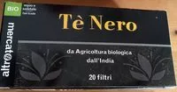 Mängden socker i Tè nero da agricoltura biologica dall'India