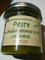 Mängden socker i Pesto con basilisco genovese DOP e anacardi