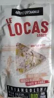 Mängden socker i Triángulos de arroz rojo, guisante y maíz