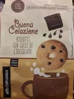 Mängden socker i Biscotti con gocce di cioccolato