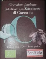 Mängden socker i Cioccolato fondente zucchero di cocco