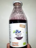 Mängden socker i Succo di mirtillo e mela biologico