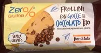 Mängden socker i Frollini con goccie di cioccolato