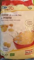 Mängden socker i Follie di mais bio al miele