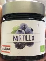 Mängden socker i composta di mirtilli bio