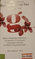 Mängden socker i Cioccolato fondente con bacche di goji 71%