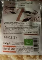 Mängden socker i Zenzero candito