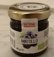 Mängden socker i Composta di mirtilli bio