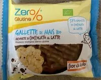 Mängden socker i Gallette di mais bio cioccolato al latte