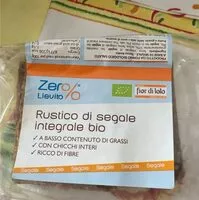 Mängden socker i Rustico di segale integrale bio