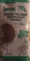 Mängden socker i Gallette di riso con cioccolato fondente