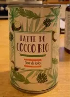 Mängden socker i Latte di cocco bio