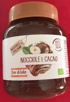Mängden socker i Nocciole e cacao