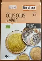 Mängden socker i Cous cous di mais biologico