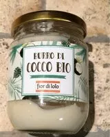 Mängden socker i Burro di cocco bio