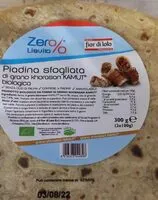 Mängden socker i piadina sfogliata di kamut