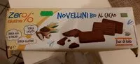 Mängden socker i Novellini bio al cacao