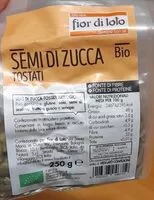 Mängden socker i Semi di zucca tostati bio