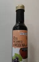 Mängden socker i Aceto balsamico di Modena I.G.P. biologico