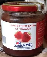 Mängden socker i confettura extra di fragole