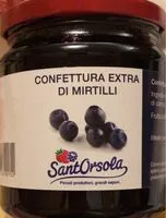 Mängden socker i Confettura Extra di Mirtilli