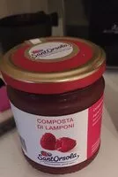 Mängden socker i Composta di Lamponi