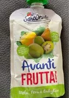 Mängden socker i Avanti frutta
