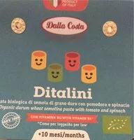 Mängden socker i Ditalini Pasta