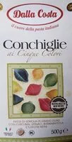 Mängden socker i Conchiglie ai Cinque Colori
