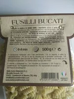 Mängden socker i Fusilli Bucati