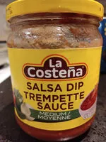 Mängden socker i Salsa Medium La Costeña