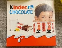 Mängden socker i Kinder cioccolato