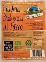 Mängden socker i Piadina Biologica al Farro