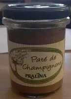 Mängden socker i Pâté de champignons