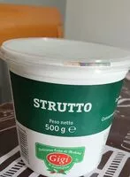 Mängden socker i Strutto